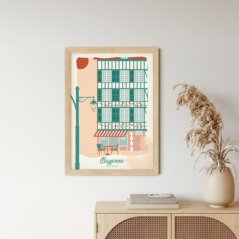 Affiche Bayonne, La Terrasse- Julie Roubergue