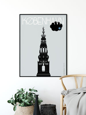 Affiche COPENHAGUE, Christiansborg Julie Roubergue