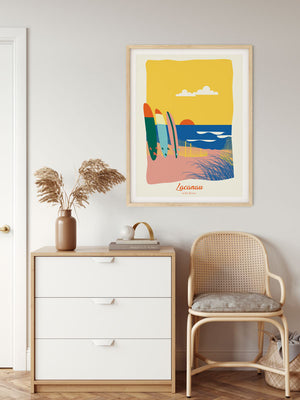 Affiche LACANAU, Sunset Julie Roubergue