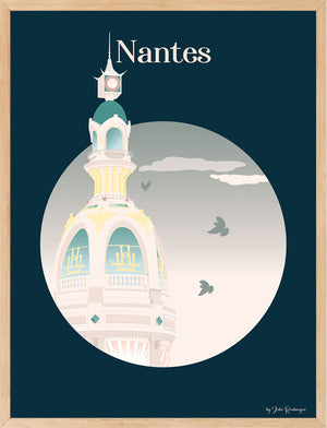 Affiche NANTES, La Tour Lu Julie Roubergue